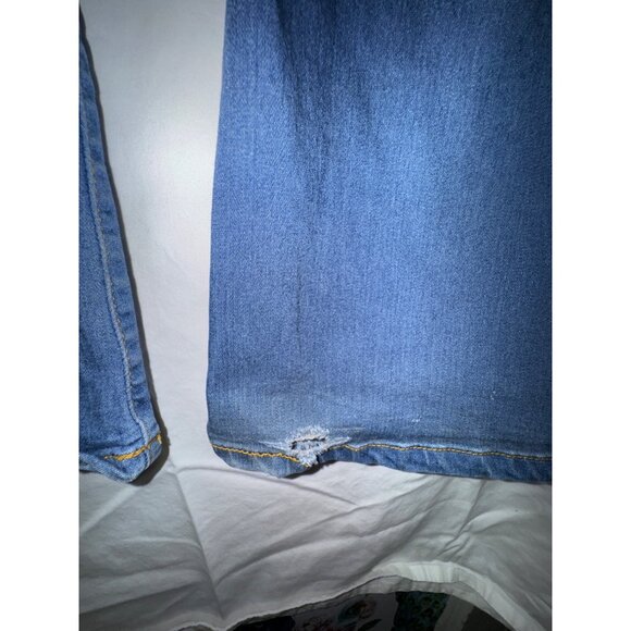 Fashion Nova  High Waist Flare Jeans Size 11 Stretch Sexy Boho Western Disco y2k - Picture 6 of 9